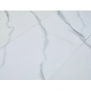 Стол обеденный SIGNAL GASTON белый мрамор/черный мат 100-135/100